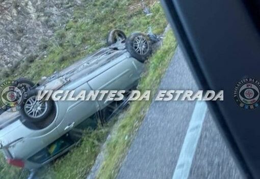 Despiste no IC8 provoca dois feridos
