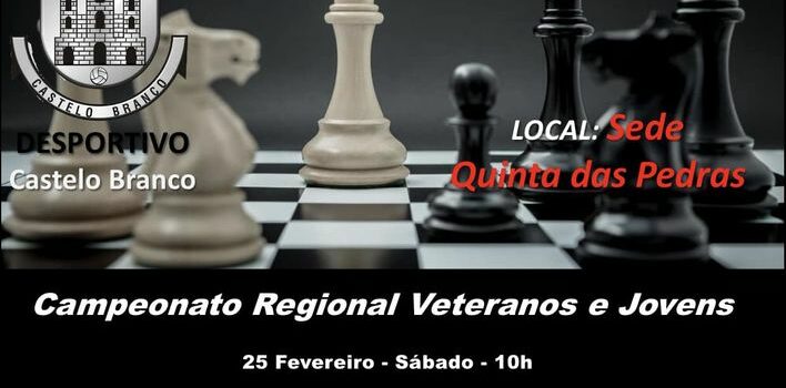 Desportivo de Castelo Branco acolhe Campeonato Regional de Xadrez