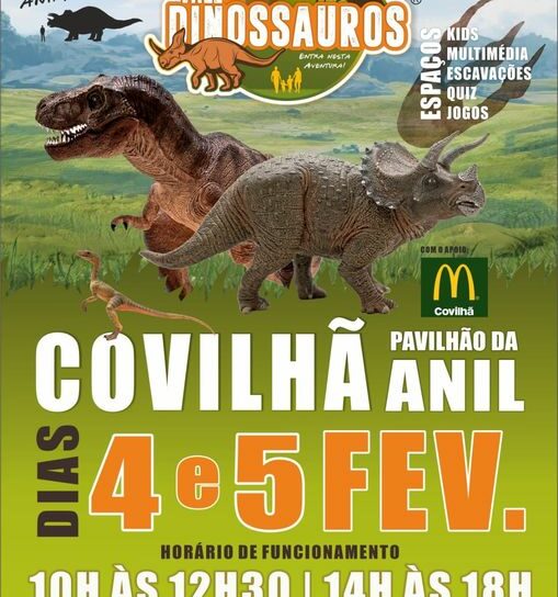 Dinossauros vão invadir a Covilhã