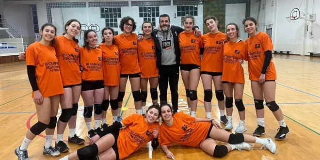 Equipas feminina e masculina de Voleibol do Sena Clube de Seia sagraram-se campe