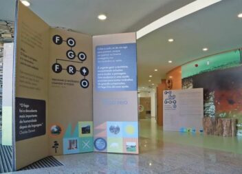 Exposição patente no CCVFloresta promove prática do fogo frio