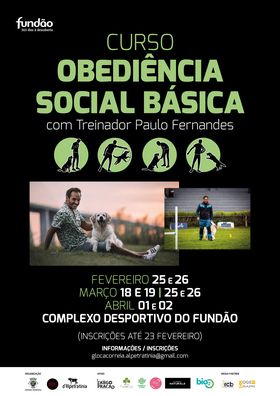 Fundão recebe Curso de Obediência Canina