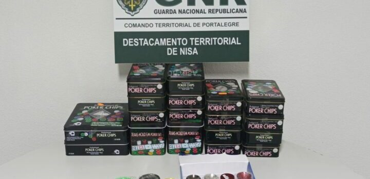 GNR apreende material de jogo ilegal em Nisa e Castelo de Vide