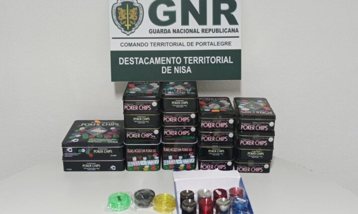 GNR apreende material de jogo ilegal em Nisa e Castelo de Vide