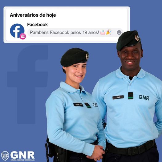 GNR felicita Facebook