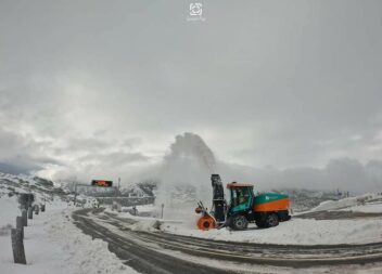 Meios envolvidos na limpeza dos acessos à Serra da Estrela.