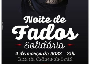 “Noite de Fados Solidária” na Casa da Cultura da Sertã