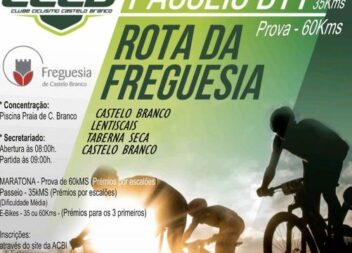 O Clube de Ciclismo de Castelo Branco, vai organizar um passeio de BTT, no próxi