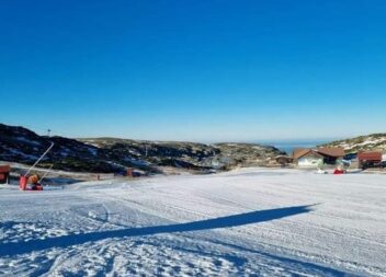 Pistas abertas na Serra da Estrela.
