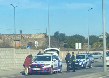 Um ferido leve em colisão em Castelo Branco