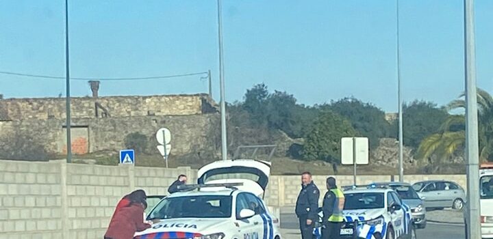 Um ferido leve em colisão em Castelo Branco