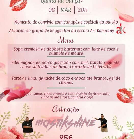 Dia da Mulher na Quinta da Dança