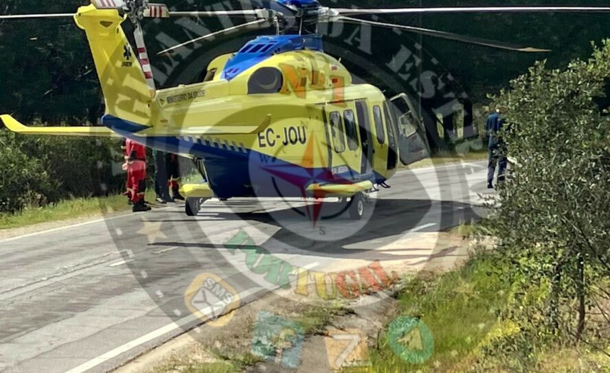 Colisão em Montargil faz dois feridos graves