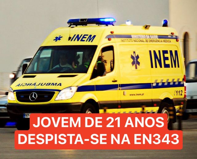 Despiste resulta em ferido ligeiro