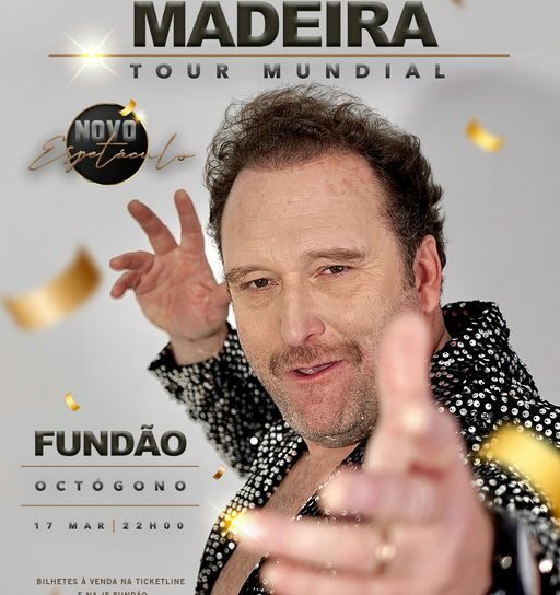 Eduardo Madeira apresenta novo espetáculo no Fundão