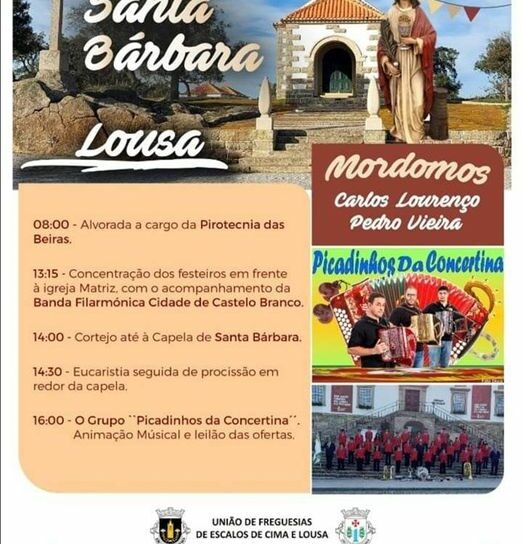 Festa de Santa Bárbara em Lousa
