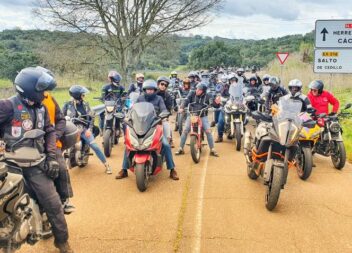 Grupo "Motards Fiadores" marcam presença em Espanha