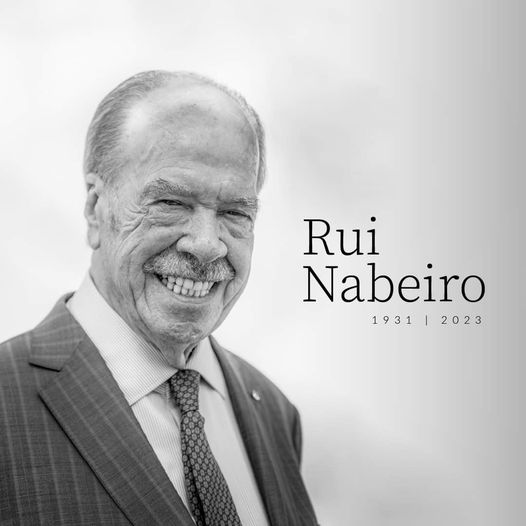 Morreu Rui Nabeiro, fundador do Grupo Delta Cafés, aos 91 anos.