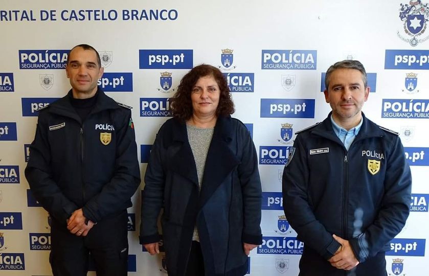 PSP de Castelo Branco saúda novo membro para departamento de Recursos Humanos