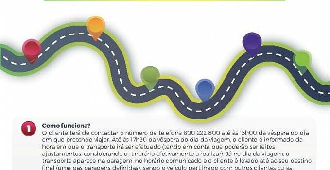 Transporte a pedido no Fundão