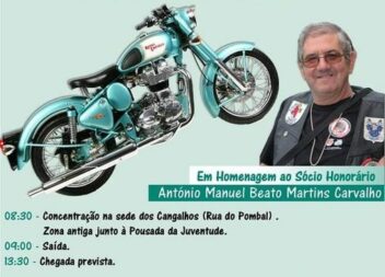 Cangalhos com passeio de motas no dia 29 de abril