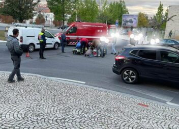 Colisão em Castelo Branco faz um ferido leve