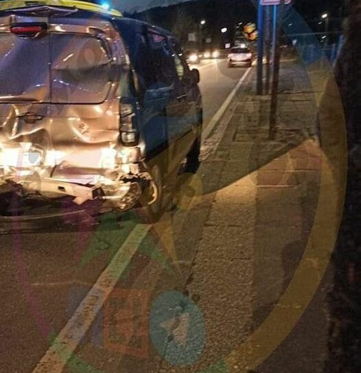 Colisão na Guarda faz um ferido leve