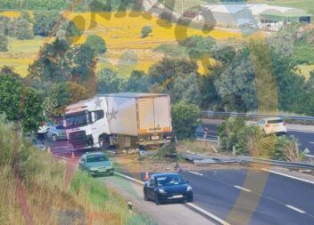 Despiste de pesado leva ao corte de trânsito na A23