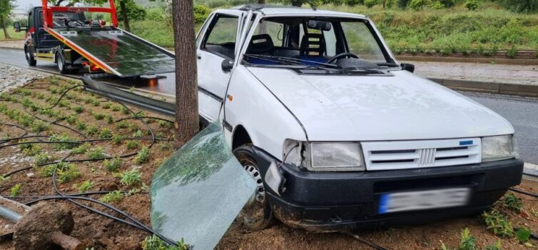 Despiste em Castelo Branco faz um ferido