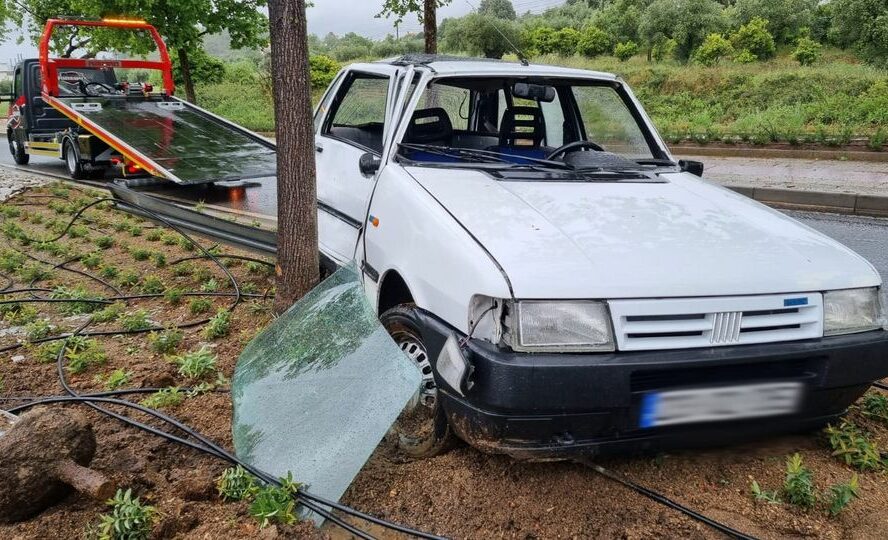 Despiste em Castelo Branco faz um ferido