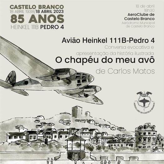 Foi há 85 anos a aterragem do avião Heinkel em Castelo Branco