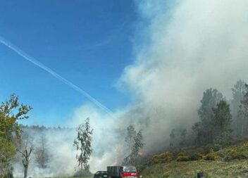 Incêndio deflagra em Unhais da Serra