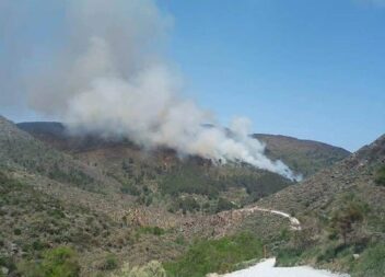 Incêndio em curso na Guarda