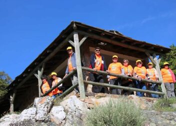 Miúdos e graúdos participaram na atividade “Eu Vivo num Geopark”