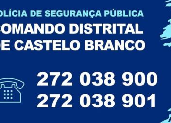 PSP de Castelo Branco tem novos contactos telefónicos