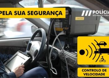Radar de controlo de velocidade em Castelo Branco