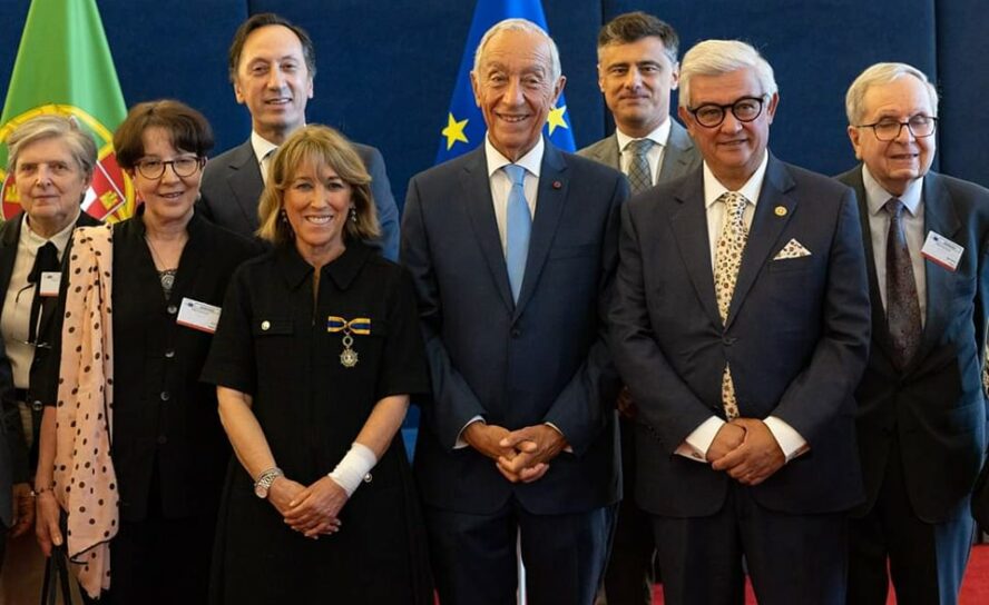 Fernanda Gabriel condecorada pelo Presidente da República