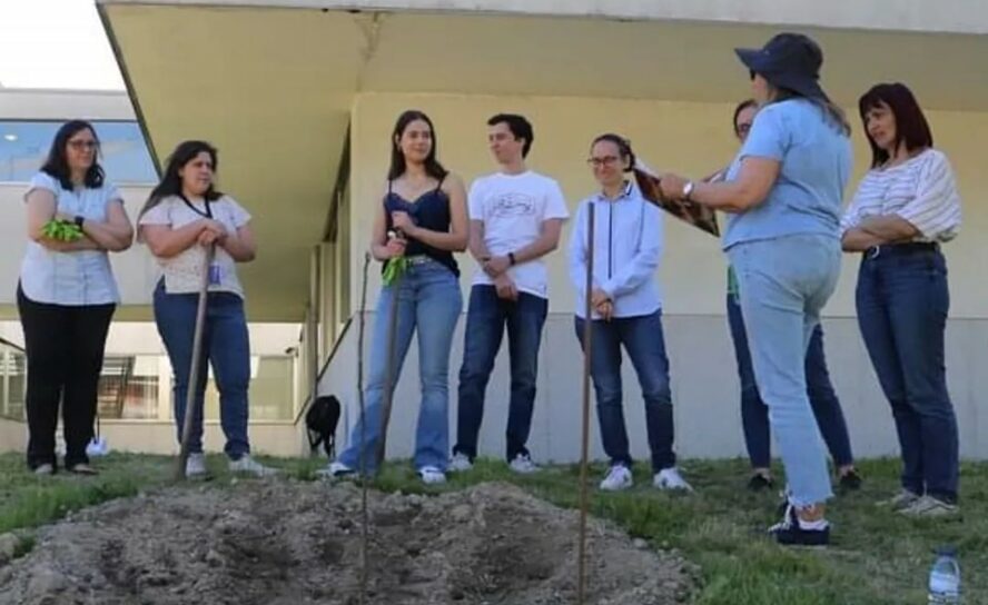 Alunos do IPCB plantam arboreto de espécies medicinais