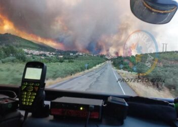 Atualização do incêndio em Espanha