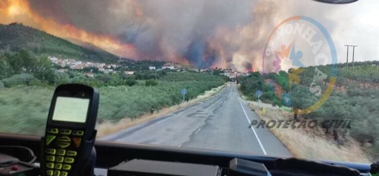 Atualização do incêndio em Espanha