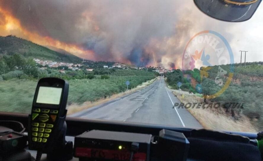 Atualização do incêndio em Espanha