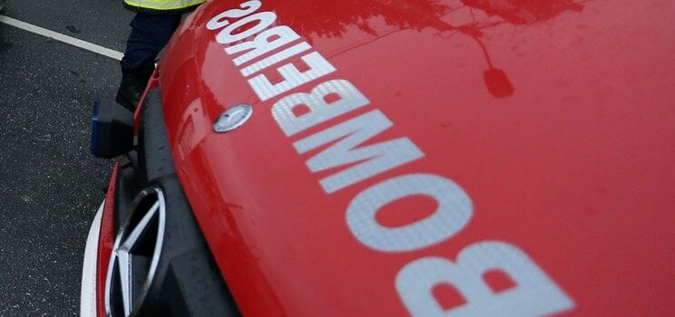 Autocarro ardeu em Vale Formoso