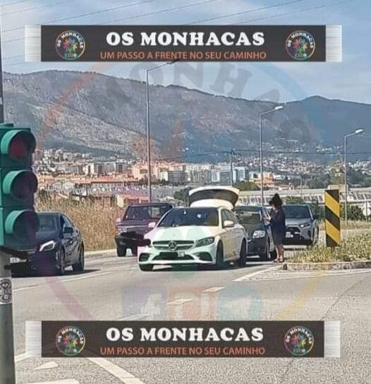 Colisão resulta em danos materiais em Tortosendo