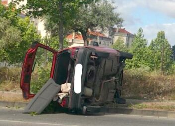 Despiste em Castelo Branco faz um ferido