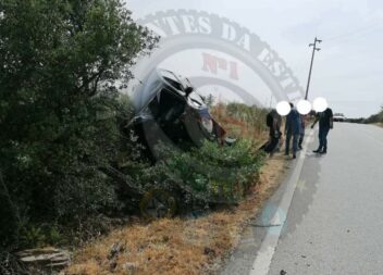Despiste seguido de capotamento faz uma vítima ligeira na EN3