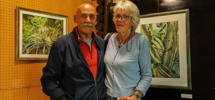 Exposição de pintura inspirada na natureza patente no CCVFloresta