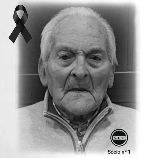 Faleceu o Sócio número 1 do Sertanense Futebol Clube aos 107 anos.