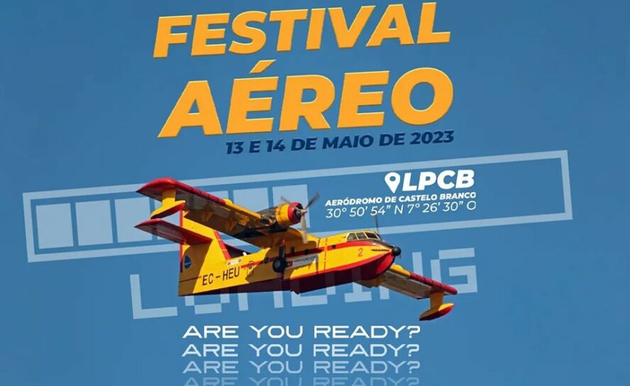 Festival Aéreo regressa a Castelo Branco já este fim de semana, 13 e 14 de maio.