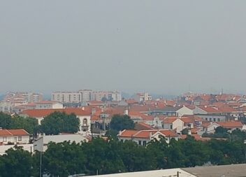 Fumo de incêndio em Espanha chega a Castelo Branco