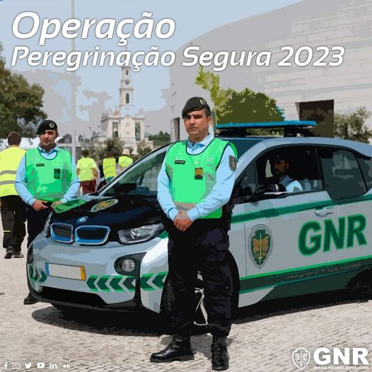 GNR inicia hoje a Operação “Peregrinação Segura 2023”